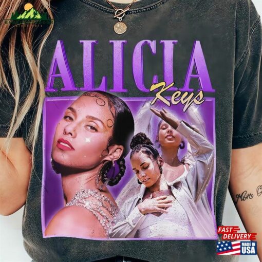 Alicia Keys Retro Summer Tour 2023 Shirt Merch Songs Classic Sweatshirt