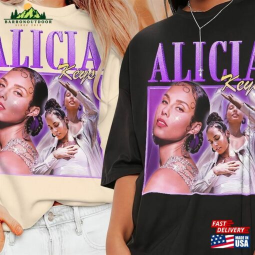 Alicia Keys Retro Summer Tour 2023 Shirt Merch Songs Classic Sweatshirt