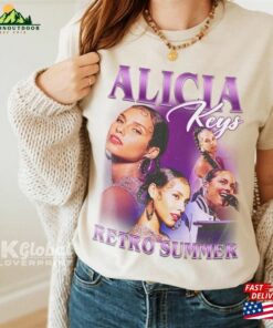 Alicia Keys Retro Summer Tour 2023 Shirt Merch Songs T-Shirt Unisex Alicia Keys Retro Summer Tour 2023 Shirt Merch Songs T-Shirt Unisex