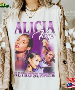 Alicia Keys Retro Summer Tour 2023 Shirt Merch Songs T-Shirt Unisex