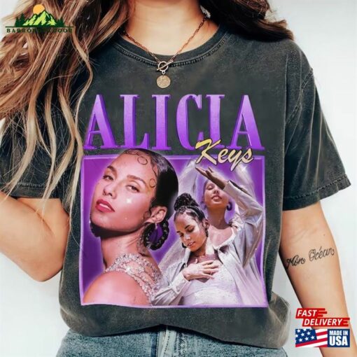 Alicia Keys Retro Summer Tour 2023 Shirt Singer Hip Hop Music Gift For Fan Sweatshirt Classic