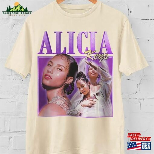 Alicia Keys Retro Summer Tour 2023 Shirt Singer Hip Hop Music Gift For Fan Sweatshirt Classic