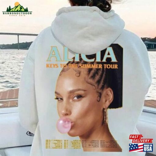 Alicia Keys To The Summer Tour 2023 Shirt Fan American T-Shirt Hoodie