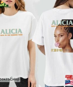 Alicia Keys To The Summer Tour 2023 Shirt Fan Tee Best Of Album Merch Classic Unisex