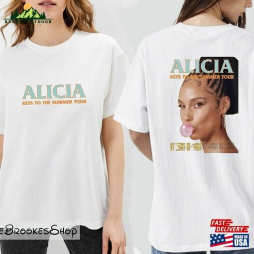 Alicia Keys To The Summer Tour 2023 Shirt Fan Tee Best Of Album Merch Classic Unisex