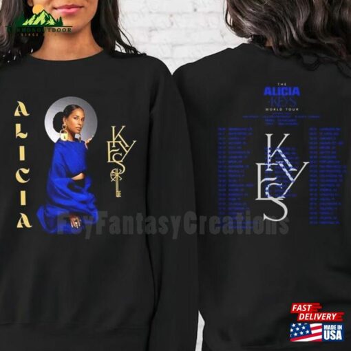 Alicia Keys To The Summer Tour Shirt Merch Hoodie Classic