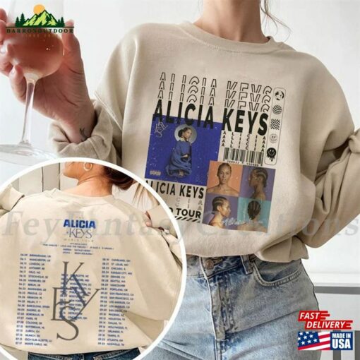 Alicia Keys To The Summer Tour Shirt T-Shirt Merch Sweatshirt Hoodie