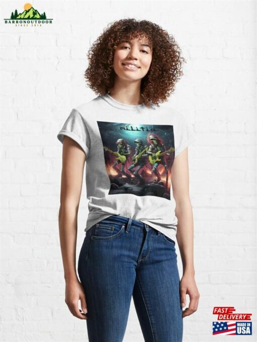 Alien Rock Band Concert Apocalyptic Sci Fi Artwork Classic T-Shirt Hoodie