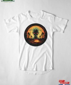 Alien World Long T Shirt Sweatshirt 3