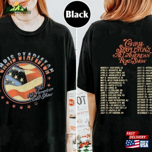 All American Road Show 2024 Tour Shirt Chris Stapleton Fan Unisex T-Shirt