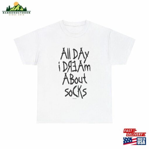 All Day I Dream About Socks Tee Shirt Love Rock Classic Hoodie