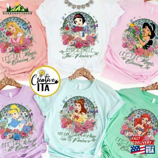 All Disney Characters Princess Mickey And Friends Epcot International Flower Amp Garden Festival 2024 Shirt Sweatshirt Hoodie