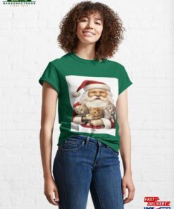 All Products Santa And Kittens Classic T-Shirt Unisex