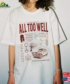 All To Well T-Shirt The Tour 2023 Shirt Vintage Taylor Eras Classic Sweatshirt