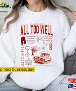 All Too Well Shirt I Remember It Lyric Classic Sweatshirt 3 All Too Well Shirt I Remember It Lyric Classic Sweatshirt 4