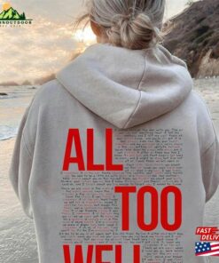 All Too Well Shirt Taylor Vintage Sweatshirt Taylor’s Version T-Shirt