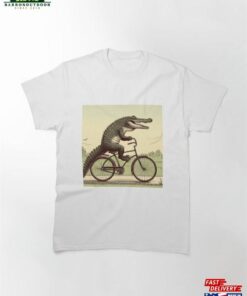 Alligator On A Bike Classic T-Shirt Sweatshirt