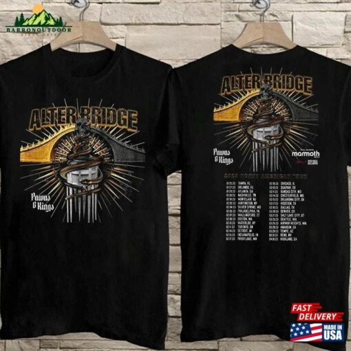 Alter Bridge Tour 2023 Shirt Pawns And Kings North America T-Shirt Sweatshirt