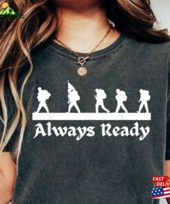 Always Ready! Military Patriot Tribute Usa Armed Forces T-Shirt Hoodie Classic