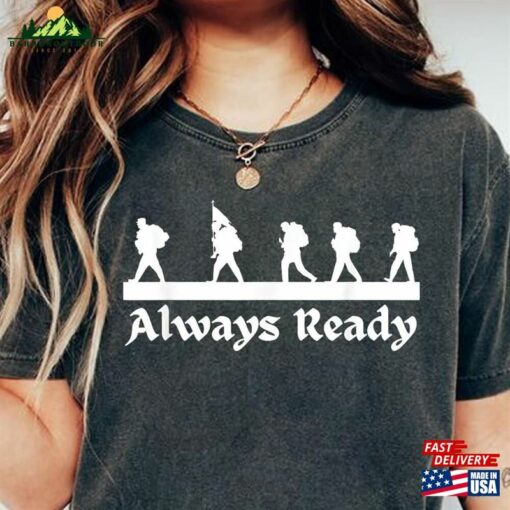 Always Ready! Military Patriot Tribute Usa Armed Forces T-Shirt Hoodie Classic