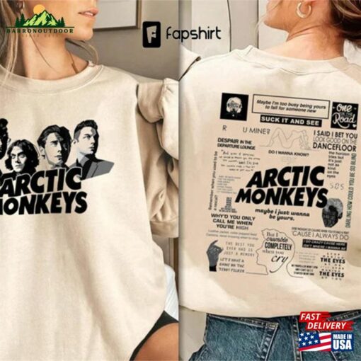 Am Album Arctic Monkeys Shirt Artic Monkey Tour 2023 Sweatshirt Unisex