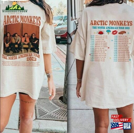 Am Album Arctic Monkeys Shirt Artic Monkey Tour 2023 T-Shirt Classic