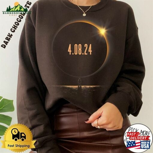 America Totality 04 08 24 Total Solar Eclipse 2024 T-Shirt Shirt Astronomy Lover Gift Unisex Classic