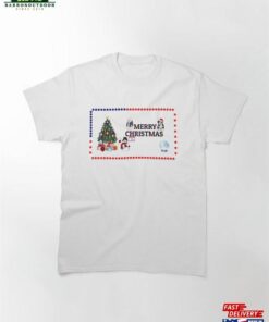 American Christmas Flag Design Classic T-Shirt Sweatshirt