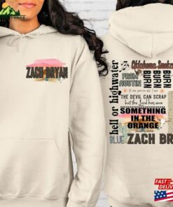 American Heartbreak Album Cover Printed Front And Back Sweatshirt Hoodie Zach Bryan 90S Rap Classic