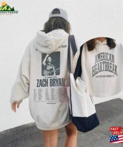 American Heartbreak Tour Printed 2 Sides Sweatshirt Zach Bryan T-Shirt Album Merch Unisex