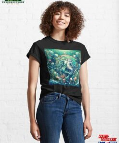 Amphitrite And Poseidon Art Neuvou Classic T-Shirt Hoodie