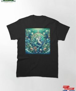 Amphitrite And Poseidon Art Neuvou Classic T-Shirt Hoodie