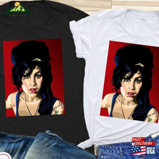 Amy Winehouse Artwork Shirt T-Shirt Classic