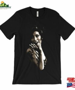 Amy Winehouse T Shirt Famous Back To Black Unisex T-Shirt