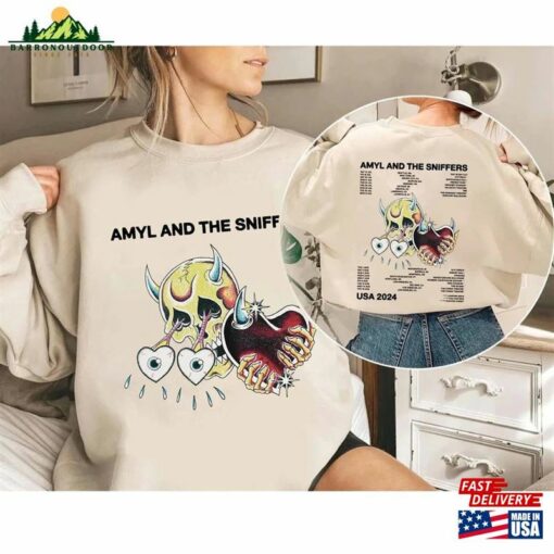 Amyl Amp The Sniffers Us 2024 Tour Shirt And Band Fan Hoodie Sweatshirt