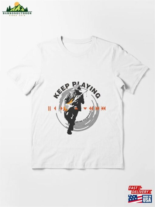 An Old Man With Guitar Essential T-Shirt Hoodie Classic