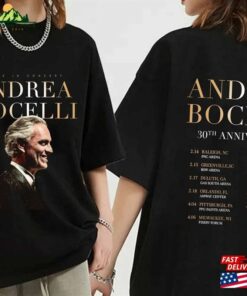 Andrea Bocelli 2024 Tour Shirt 30Th Anniversary Fan Unisex T-Shirt