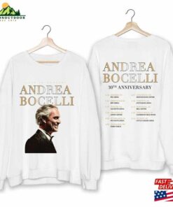 Andrea Bocelli 2024 Tour Shirt 30Th Anniversary Fan Unisex T Shirt 3