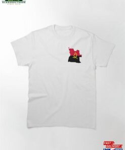 Angola Map Classic T-Shirt Hoodie Unisex