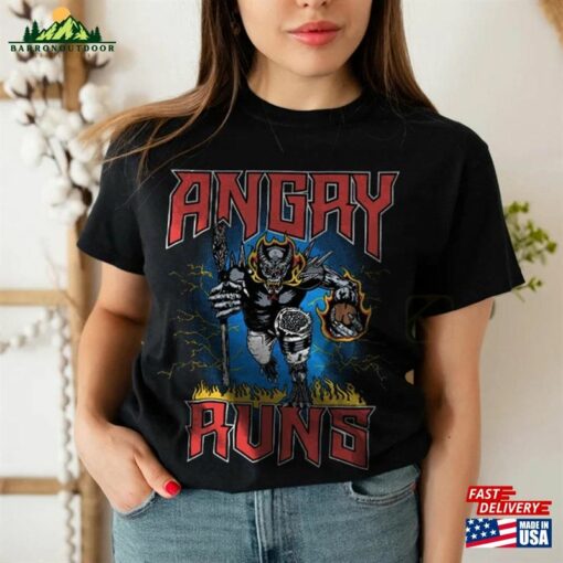 Angry Runs T-Shirt 2023 Tour Shirt Good Morning Football Sweatshirt Unisex