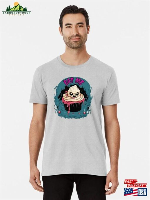 Angry Threatening Cupcake Premium T-Shirt Unisex