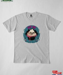 Angry Threatening Cupcake Premium T Shirt Unisex 3