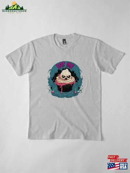 Angry Threatening Cupcake Premium T-Shirt Unisex