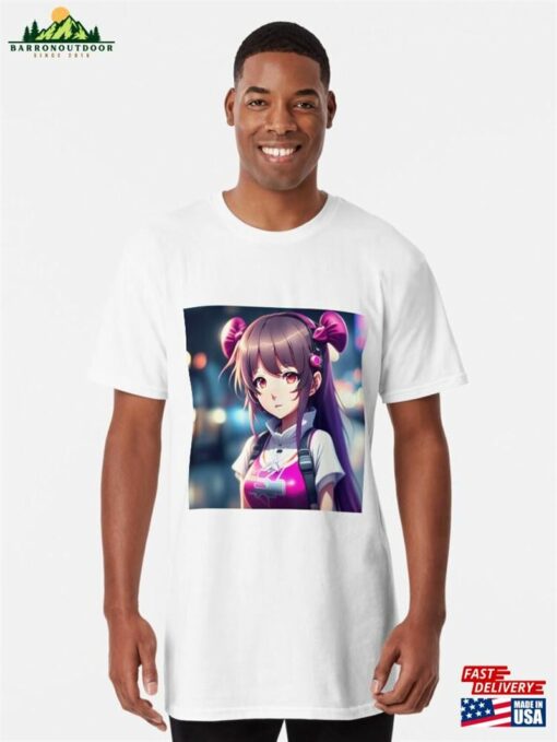 Anime Girl Long T-Shirt Sweatshirt