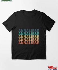 Annaliese Name Vintage Retro Proud Essential T-Shirt Hoodie Sweatshirt