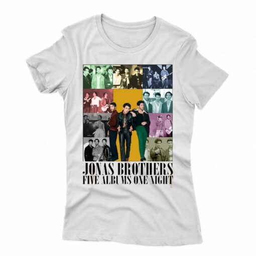 Jonas Brothers Five Albums One Night Shirt