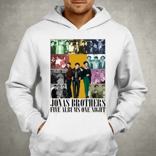 Jonas Brothers Five Albums One Night Shirt