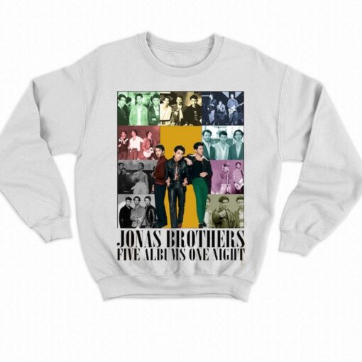 Jonas Brothers Five Albums One Night Shirt