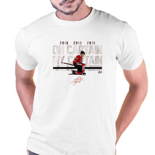 Jonathan Toews Oh Captain My Captain T-shirt