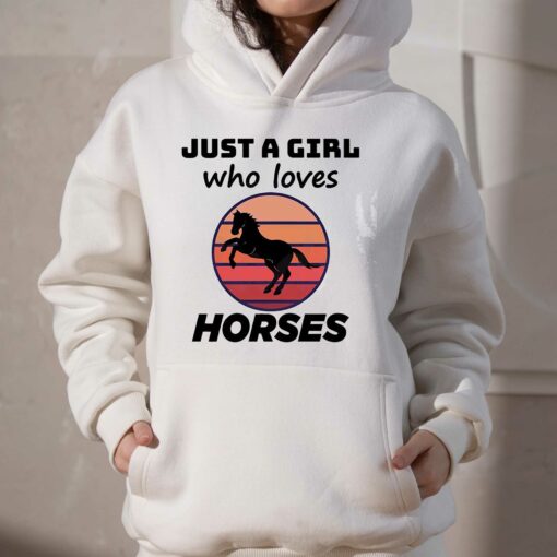 Just A Girl Who Loves Horses Vintage Shirt